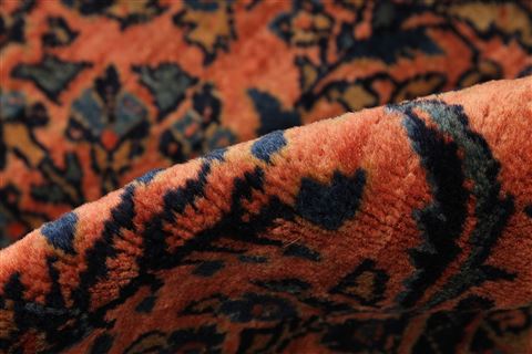 Heriz Blue Hand Knotted 27 X 52  Area Rug 254-30174 Image 10