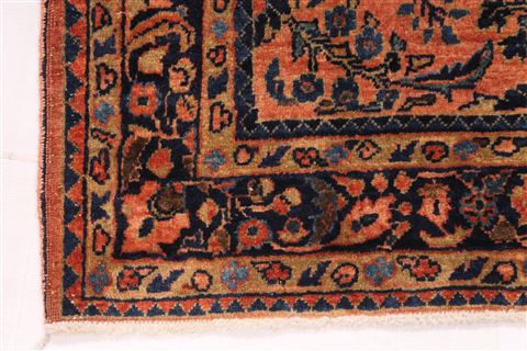 Heriz Blue Hand Knotted 27 X 52  Area Rug 254-30174 Image 1