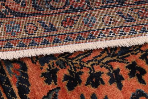 Heriz Blue Hand Knotted 27 X 52  Area Rug 254-30174 Image 6