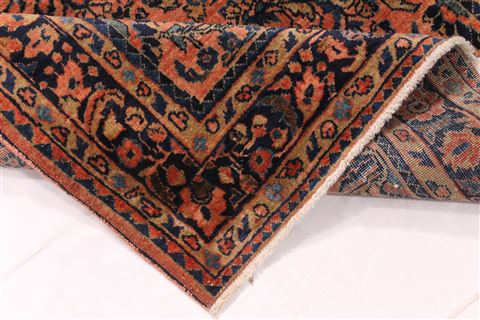 Heriz Blue Hand Knotted 27 X 52  Area Rug 254-30174 Image 8