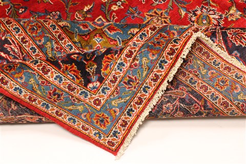 Kashan Red Hand Knotted 106 X 1610  Area Rug 250-30178 Image 11