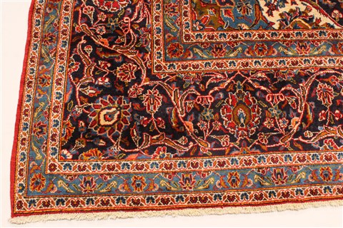 Kashan Red Hand Knotted 106 X 1610  Area Rug 250-30178 Image 4