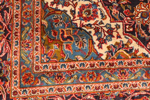 Kashan Red Hand Knotted 106 X 1610  Area Rug 250-30178 Image 7