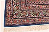 Kerman Blue Hand Knotted 100 X 140 Area Rug 255-30182 Thumb 5