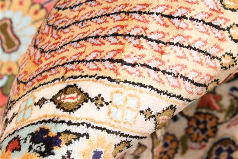 Bakhtiar Multicolor Hand Knotted 85 X 1011 Area Rug 255-30185 Image 1