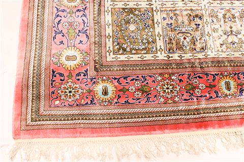 Bakhtiar Multicolor Hand Knotted 85 X 1011 Area Rug 255-30185 Image 4