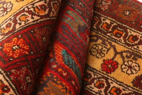 Kunduz Red Hand Knotted 42 X 61 Area Rug 253-30187 Image 3