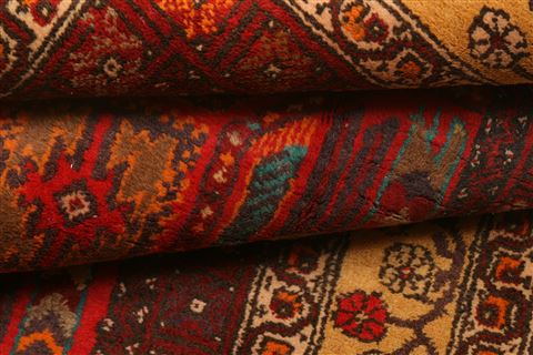 Kunduz Red Hand Knotted 42 X 61 Area Rug 253-30187 Image 4