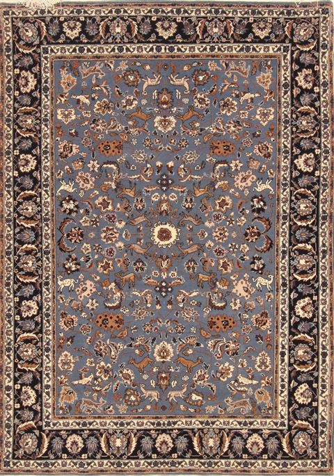 Nain Beige Hand Knotted 40 X 67 Area Rug 255-30188 Image 0
