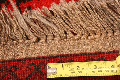 Bokhara Red Hand Knotted 50 X 66 Area Rug 100-30189 Image 4