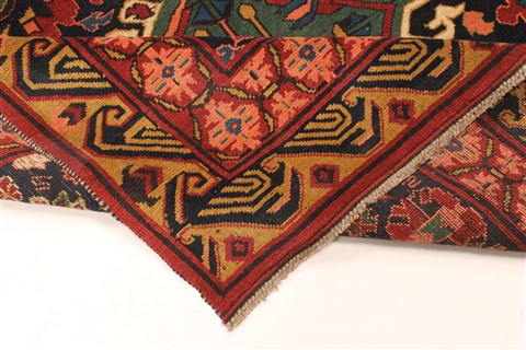 Kazak Blue Runner Hand Knotted 46 X 92 Area Rug 255-30190 Image 11