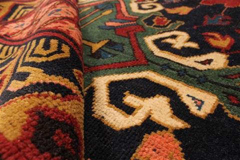 Kazak Blue Runner Hand Knotted 46 X 92 Area Rug 255-30190 Image 1