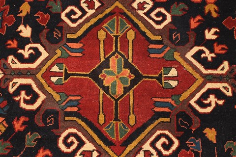 Kazak Blue Runner Hand Knotted 46 X 92 Area Rug 255-30190 Image 5