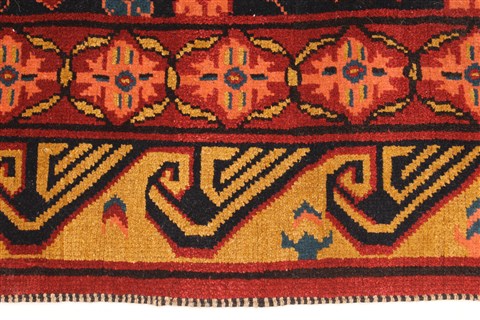 Kazak Blue Runner Hand Knotted 46 X 92 Area Rug 255-30190 Image 6