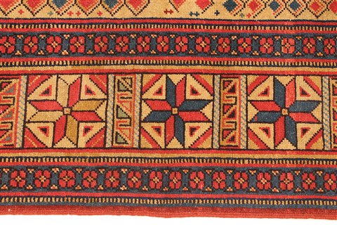 Kazak Blue Hand Knotted 52 X 72 Area Rug 255-30191 Image 6
