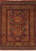 Kazak Blue Hand Knotted 52 X 72 Area Rug 255-30191 Thumb 0