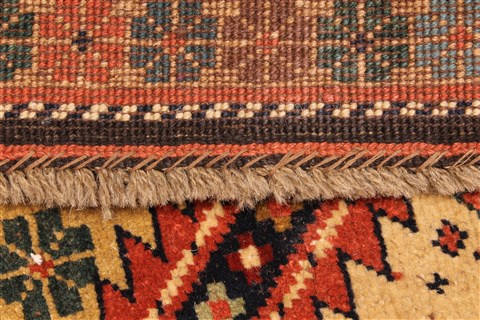 Kazak Beige Hand Knotted 57 X 81 Area Rug 255-30193 Image 10