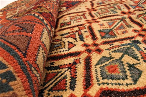 Kazak Beige Hand Knotted 57 X 81 Area Rug 255-30193 Image 1