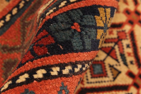 Kazak Beige Hand Knotted 57 X 81 Area Rug 255-30193 Image 3