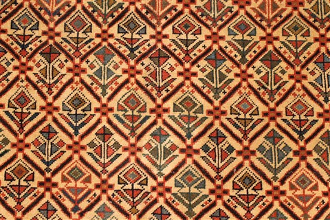 Kazak Beige Hand Knotted 57 X 81 Area Rug 255-30193 Image 6