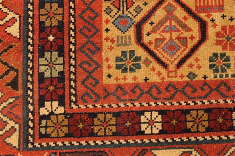 Kazak Beige Hand Knotted 57 X 81 Area Rug 255-30193 Image 8