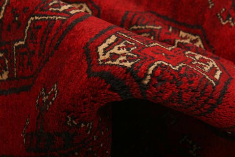 Bokhara Red Hand Knotted 35 X 65 Area Rug 253-30194 Image 1