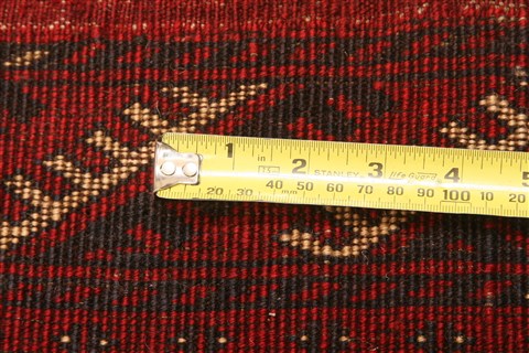 Bokhara Red Hand Knotted 35 X 65 Area Rug 253-30194 Image 4