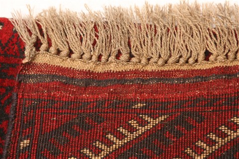 Bokhara Red Hand Knotted 35 X 65 Area Rug 253-30194 Image 5