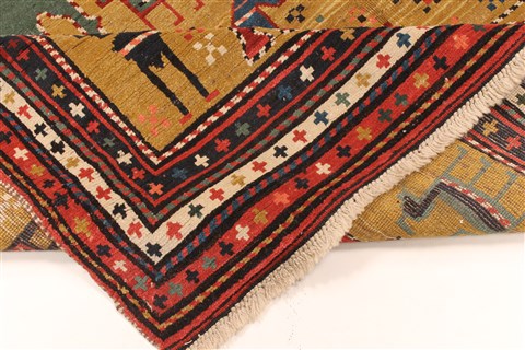 Kazak Brown Hand Knotted 64 X 88 Area Rug 255-30195 Image 12