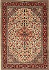 Tabriz Beige Hand Knotted 62 X 89 Area Rug 255-30196 Thumb 0