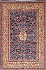 Kerman Red Hand Knotted 60 X 69  Area Rug 255-30197 Thumb 0