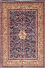 Kerman Red Hand Knotted 60 X 69 Area Rug 255-30197 Thumb 0