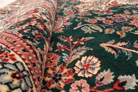 Kashan Beige Hand Knotted 60 X 93 Area Rug 255-30198 Image 12
