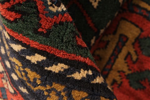 Kazak Beige Hand Knotted 63 X 910  Area Rug 255-30199 Image 3