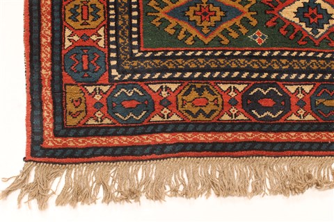 Kazak Beige Hand Knotted 63 X 910  Area Rug 255-30199 Image 4