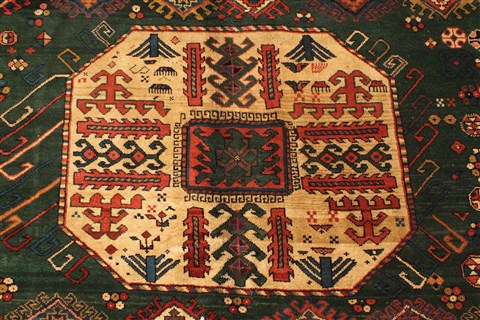 Kazak Beige Hand Knotted 63 X 910  Area Rug 255-30199 Image 5