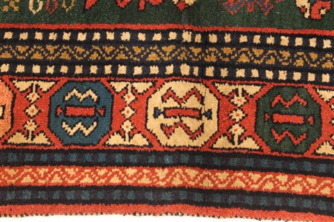 Kazak Beige Hand Knotted 63 X 910  Area Rug 255-30199 Image 7