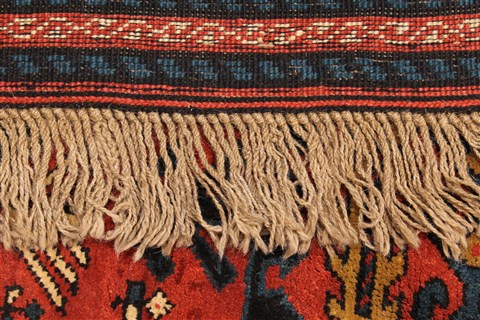 Kazak Beige Hand Knotted 63 X 910  Area Rug 255-30199 Image 9