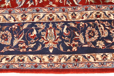 Isfahan Beige Hand Knotted 66 X 99 Area Rug 255-30201 Image 7