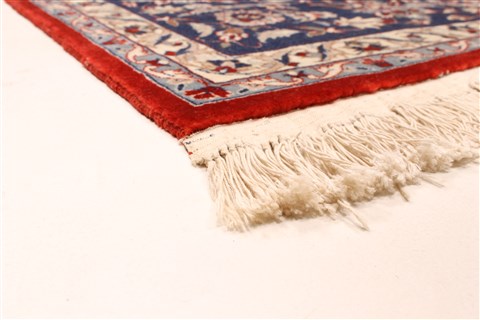 Isfahan Beige Hand Knotted 66 X 99 Area Rug 255-30201 Image 9