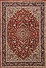 Isfahan Beige Hand Knotted 66 X 99 Area Rug 255-30201 Thumb 0