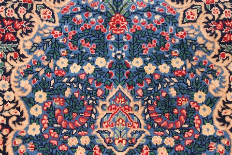 Kerman Red Hand Knotted 30 X 51 Area Rug 255-30202 Image 3