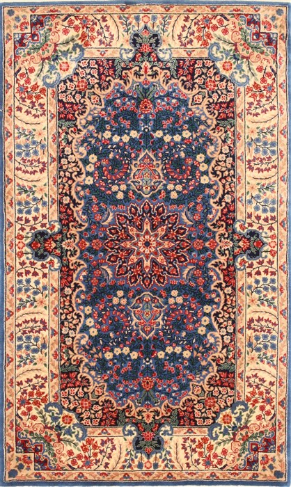 Kerman Red Hand Knotted 30 X 51 Area Rug 255-30202 Image 0