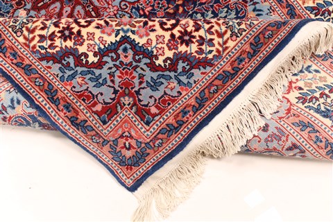Kerman Blue Hand Knotted 40 X 62 Area Rug 255-30205 Image 10