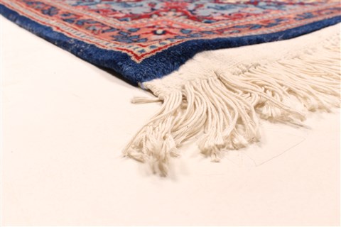 Kerman Blue Hand Knotted 40 X 62 Area Rug 255-30205 Image 7