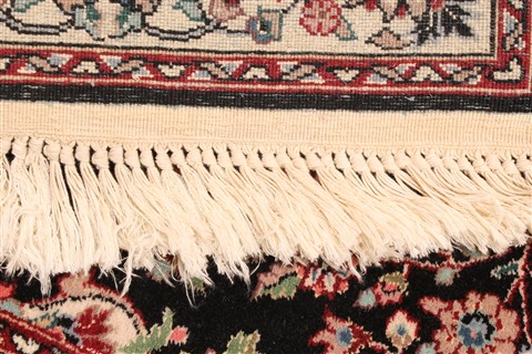 Qum Red Runner Hand Knotted 27 X 120 Area Rug 255-30206 Image 2