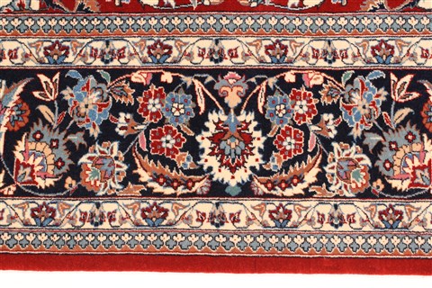 Isfahan Red Hand Knotted 65 X 89 Area Rug 255-30208 Image 6