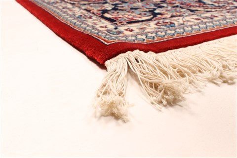 Isfahan Red Hand Knotted 65 X 89 Area Rug 255-30208 Image 8