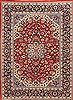 Isfahan Red Hand Knotted 65 X 89  Area Rug 255-30208 Thumb 0