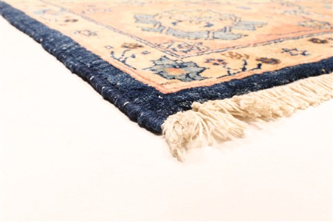 Pishavar Blue Hand Knotted 76 X 94 Area Rug 255-30209 Image 8